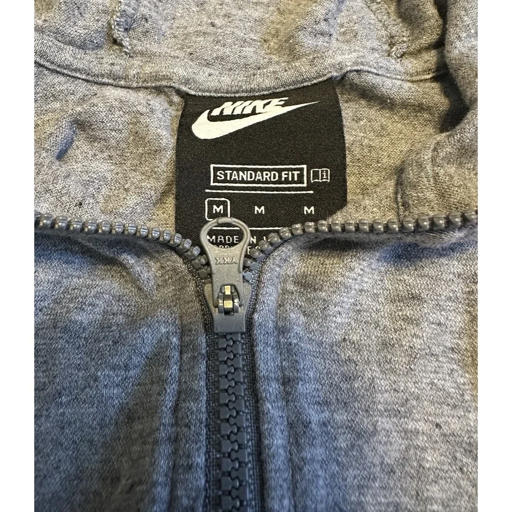 Girls Zip Up Jacket by Nike - Grey - size Youth M